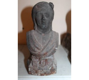 124 UN BUSTO IN GHISA DI GIOVINETTA NEL VOSTRO CAMINETTO 2