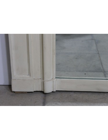 220 CAMINIERA GESSATA IN STILE REGGENZA MA D'EPOCA NAPOLEONE III