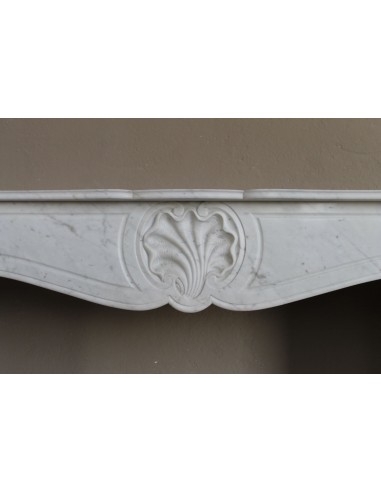 075 LOUIS XV "COQUILLE" FIREPLACE MANTEL CARVED...
