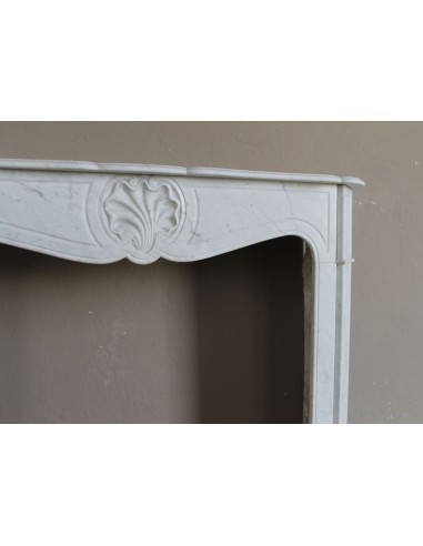 075 LOUIS XV "COQUILLE" FIREPLACE MANTEL CARVED...