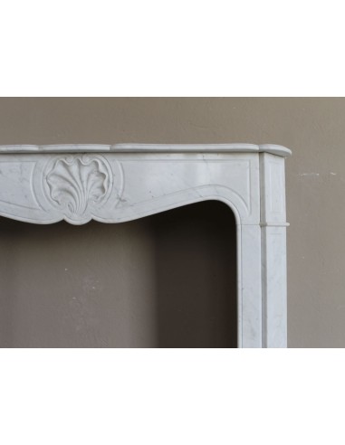 075 LOUIS XV "COQUILLE" FIREPLACE MANTEL CARVED...