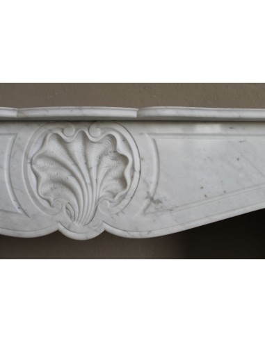 075 LOUIS XV "COQUILLE" FIREPLACE MANTEL CARVED...