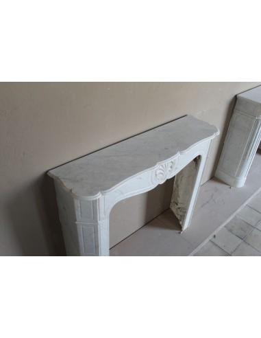 075 LOUIS XV "COQUILLE" FIREPLACE MANTEL CARVED...