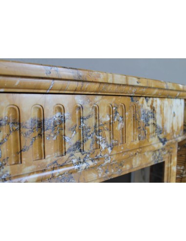 254 ANTIQUE LOUIS XVI "DEUX FLEURS ARRONDI"...