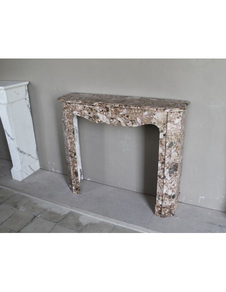 077 ORIGINAL LOUIS XV "POMPADOUR PLAT" IN BREACH OF THE PYRENEES MARBLE