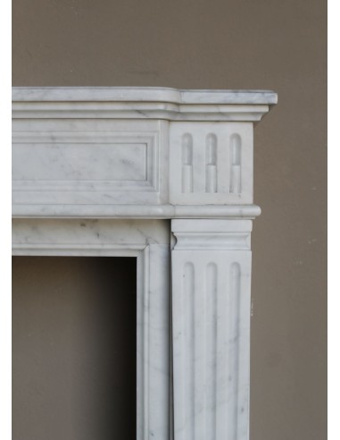 256 LOUIS XVI "QUIRINALE" FIREPLACE MANTEL...