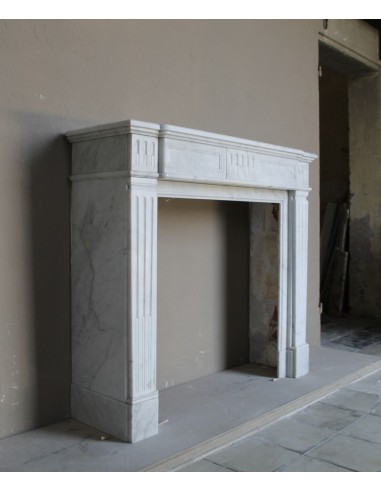 256 LOUIS XVI "QUIRINALE" FIREPLACE MANTEL...