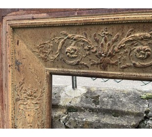 CG 087 CAMINETTO CONTROCUORE LUIGI XVI IN GHISA ARTISTICA 2