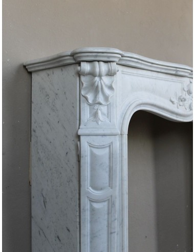 012 ORIGINAL LOUIS XV FLORAL "AMÉLIORÉ" MANTEL...