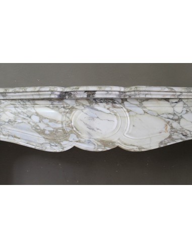 008 ANTIQUE LOUIS XV "PIED GALBÉ" FIREPLACE...