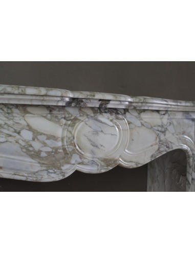 008 ANTIQUE LOUIS XV "PIED GALBÉ" FIREPLACE...