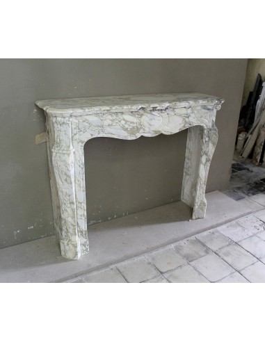 008 ANTIQUE LOUIS XV "PIED GALBÉ" FIREPLACE...
