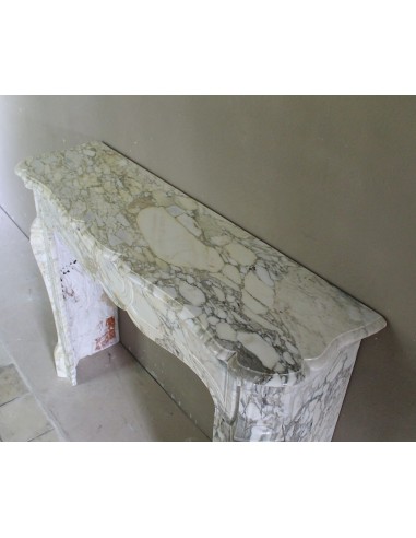 008 ANTIQUE LOUIS XV "PIED GALBÉ" FIREPLACE...