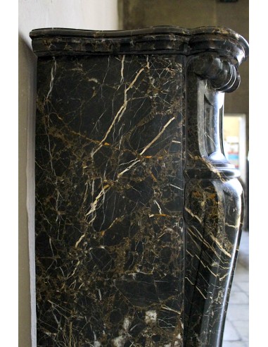 026 ANTIQUE LOUIS XV "PIED GALBÉ" FIREPLACE...