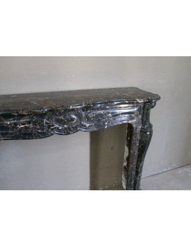 026 ANTIQUE LOUIS XV "PIED GALBÉ" FIREPLACE...