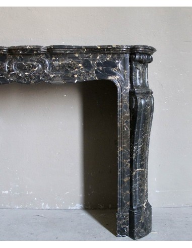026 ANTIQUE LOUIS XV "PIED GALBÉ" FIREPLACE...