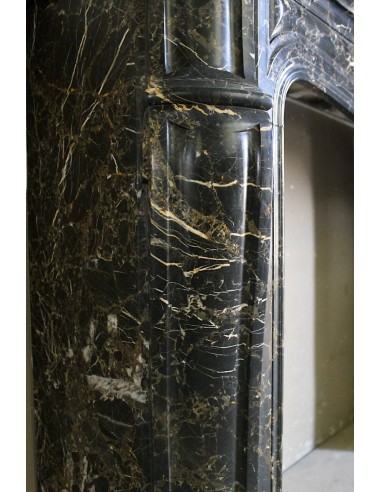 026 ANTIQUE LOUIS XV "PIED GALBÉ" FIREPLACE...