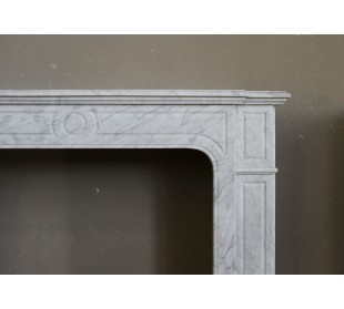 312 ANTIQUE LOUIS XIV "PARISIENNE" FIREPLACE MANTEL IN... 2