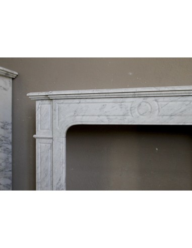 312 ANTIQUE LOUIS XIV "PARISIENNE" FIREPLACE...