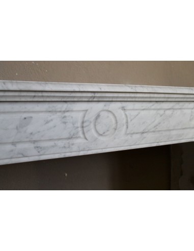 312 ANTIQUE LOUIS XIV "PARISIENNE" FIREPLACE...