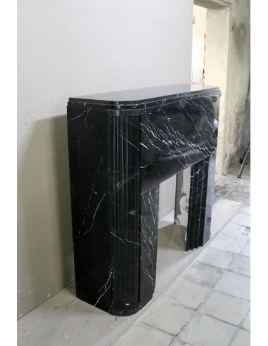 711 ICONIC ART DECO FIREPLACE MANTEL CARVED...