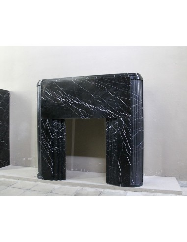 711 ICONIC ART DECO FIREPLACE MANTEL CARVED...