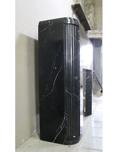 711 ICONIC ART DECO FIREPLACE MANTEL CARVED...