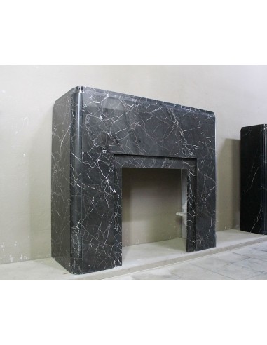 715 ANTIQUE AUTHENTIC ART DECO FIREPLACE MANTEL...