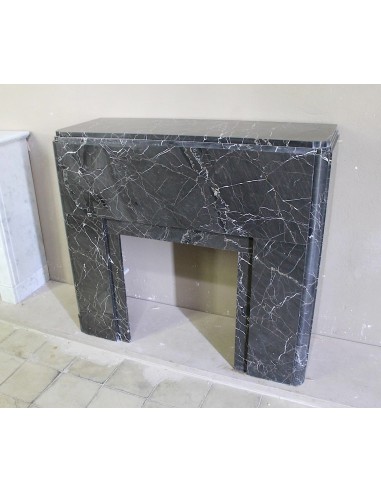 715 ANTIQUE AUTHENTIC ART DECO FIREPLACE MANTEL...