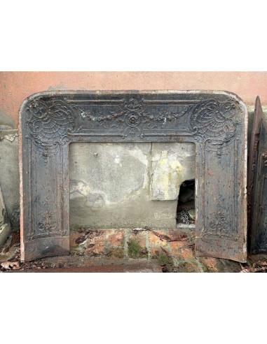 CG 145 GRANDE CONTROCUORE BAROCCO FLOREALE IN GHISA D'ARTE