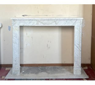 250 ANTIQUE LOUIS XVI STYLE ANTIQUE FIREPLACE MANTEL...