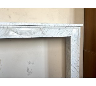 250 ANTIQUE LOUIS XVI STYLE ANTIQUE FIREPLACE MANTEL... 2