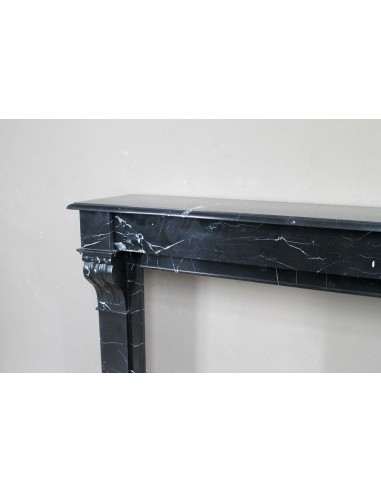 412 ANTIQUE LOUIS PHILIPPE "MODILLON" FIREPLACE...