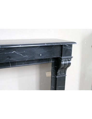 412 ANTIQUE LOUIS PHILIPPE "MODILLON" FIREPLACE...