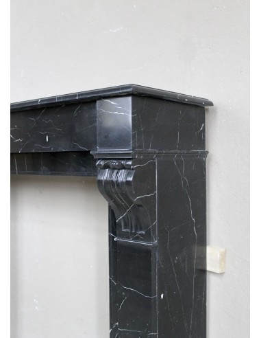 412 ANTIQUE LOUIS PHILIPPE "MODILLON" FIREPLACE...