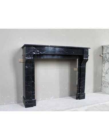 412 ANTIQUE LOUIS PHILIPPE "MODILLON" FIREPLACE...