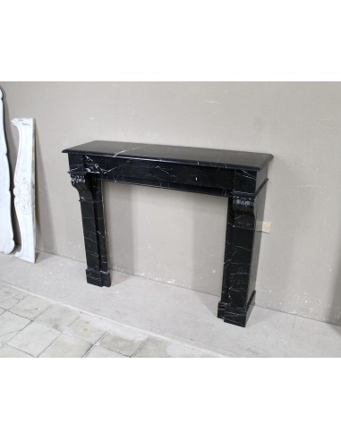 412 ANTIQUE LOUIS PHILIPPE "MODILLON" FIREPLACE...