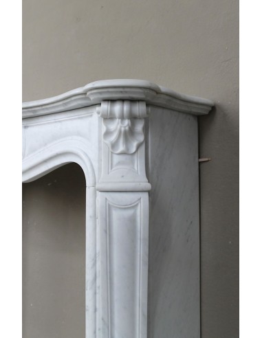 065 LOUIS XV "TROIS COQUILLES" FIREPLACE MANTEL...