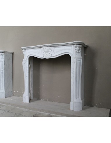065 LOUIS XV "TROIS COQUILLES" FIREPLACE MANTEL...