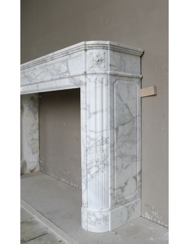 209 ANTIQUE NEOCLASSICAL "DÉMI-LUNE RAMEAU...