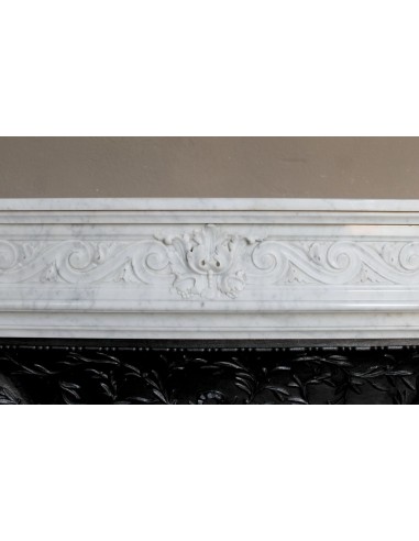 251 AG NEOCLASSICAL "ESCARGOT" FIREPLACE MANTEL...