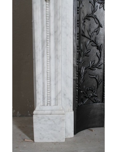 251 AG NEOCLASSICAL "ESCARGOT" FIREPLACE MANTEL...