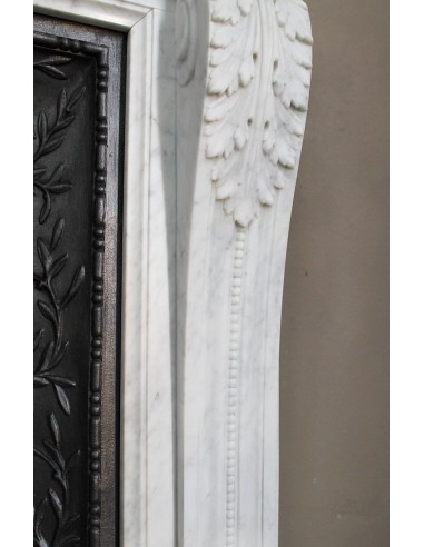 251 AG NEOCLASSICAL "ESCARGOT" FIREPLACE MANTEL...