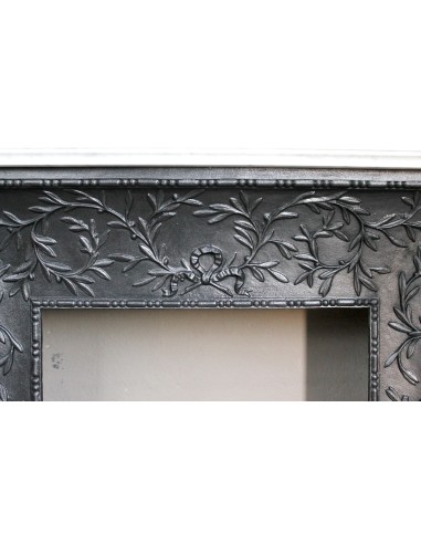 251 AG NEOCLASSICAL "ESCARGOT" FIREPLACE MANTEL...