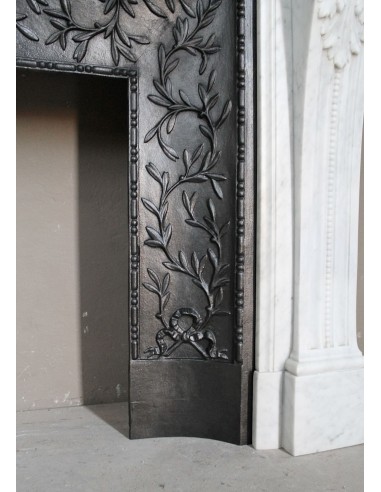 251 AG NEOCLASSICAL "ESCARGOT" FIREPLACE MANTEL...