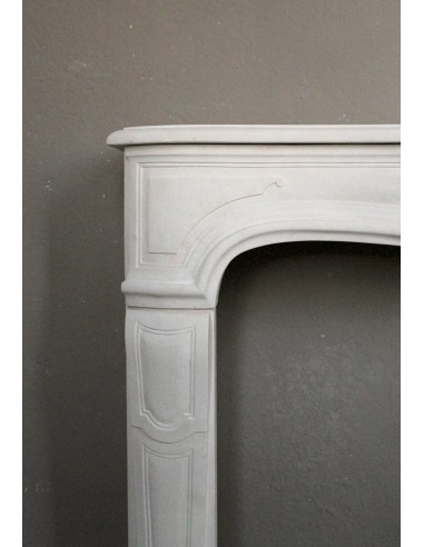 906 ANTIQUE FLORAL LOUIS XV “REGENCY” FIREPLACE...