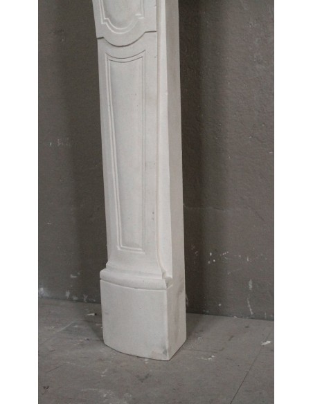 906 ANTIQUE FLORAL LOUIS XV “REGENCY” FIREPLACE MANTEL IN BEAUJOLAIS PIERRE DORÉE