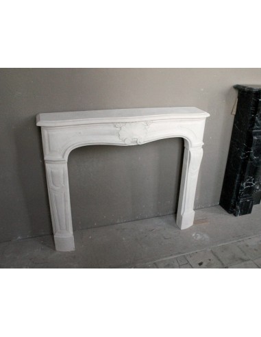 906 ANTIQUE FLORAL LOUIS XV “REGENCY” FIREPLACE...