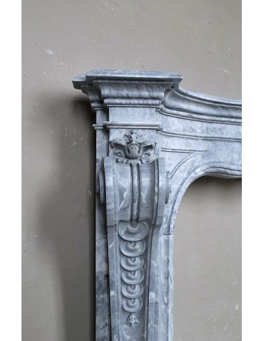 073 IMPRESSIVE ITALIAN “COQUILLE" FIREPLACE...