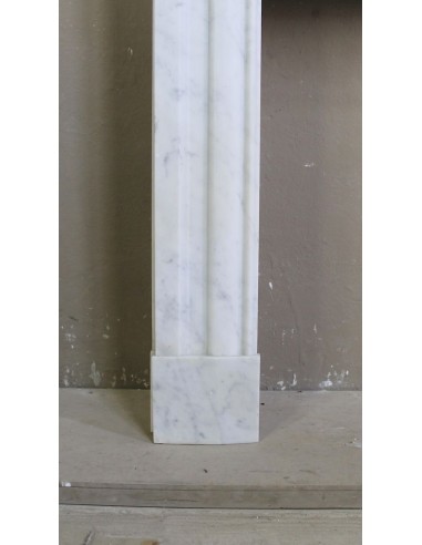 306 ANTIQUE LOUIS XIV “BOUDIN CARRÉ” FIREPLACE...